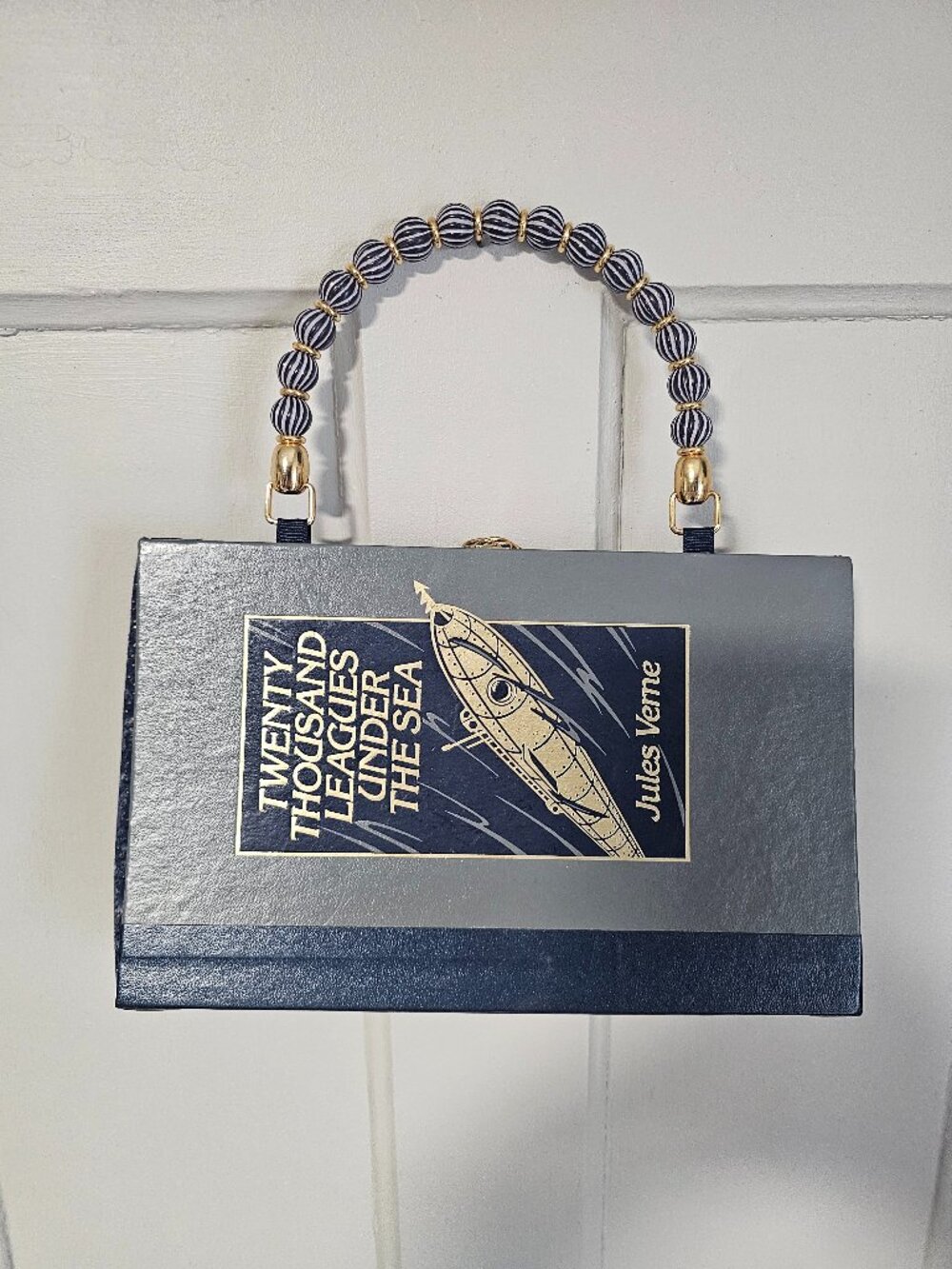 Rebound Designs Book Purse | Jules Verne | 20,000 Leagues | Handmade